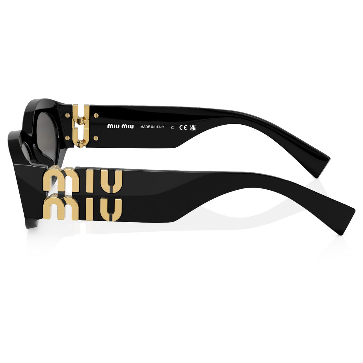 Womens Miu Miu MU11WS Sunglasses Black/Dark Grey