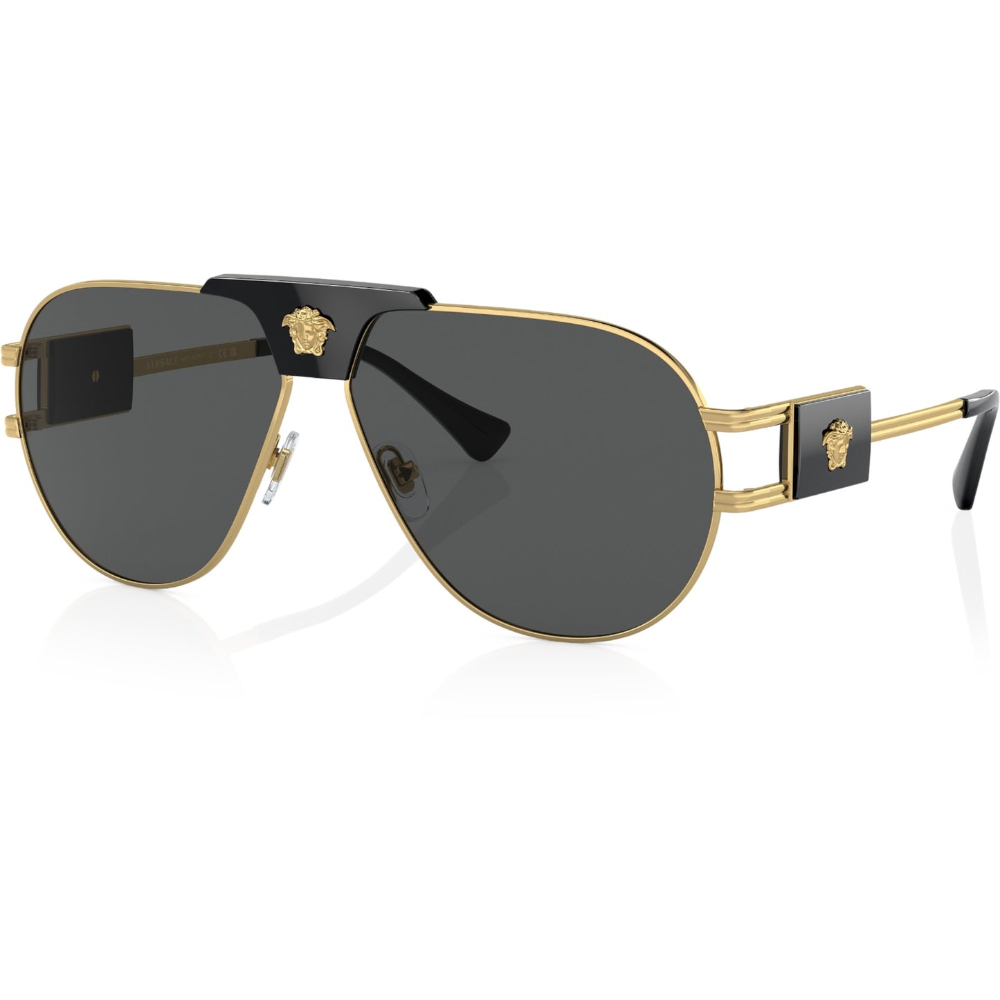 Mens Versace VE2252 Sunglasses Dark Grey