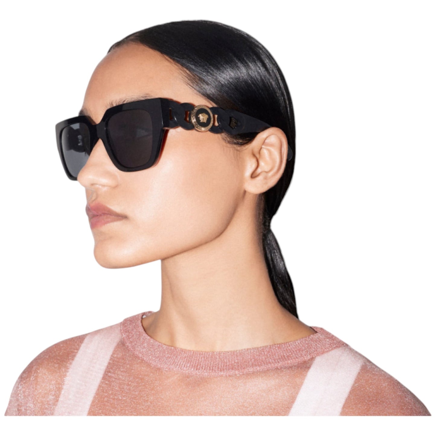 Womens Versace VE4409 Sunglasses Black/Grey