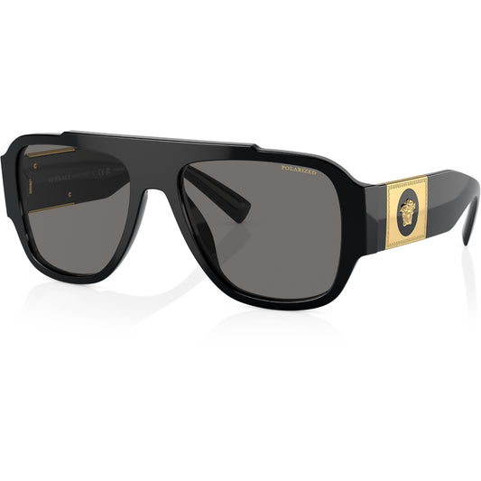 Mens Versace VE4436U Sunglasses Dark Grey Polar