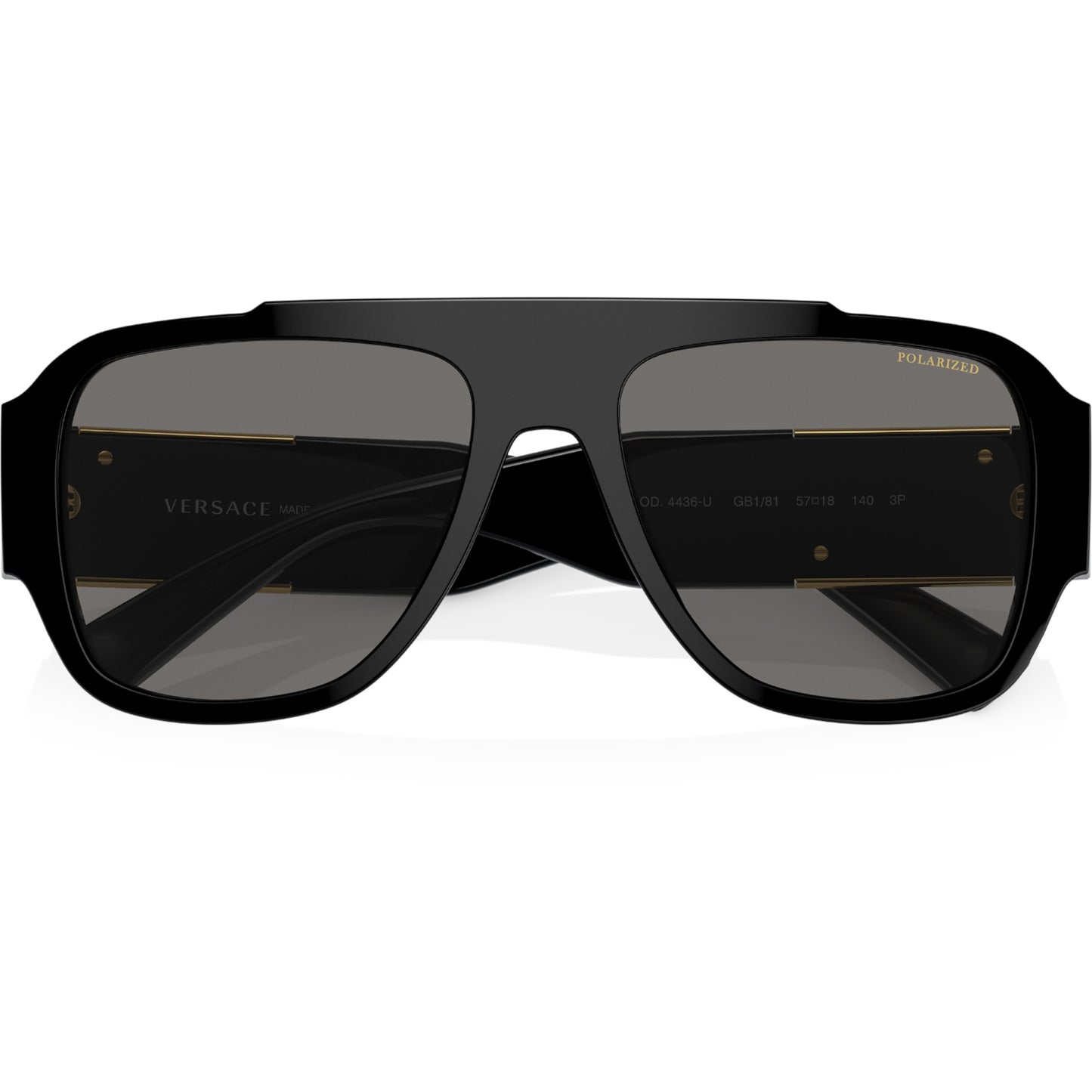 Mens Versace VE4436U Sunglasses Dark Grey Polar