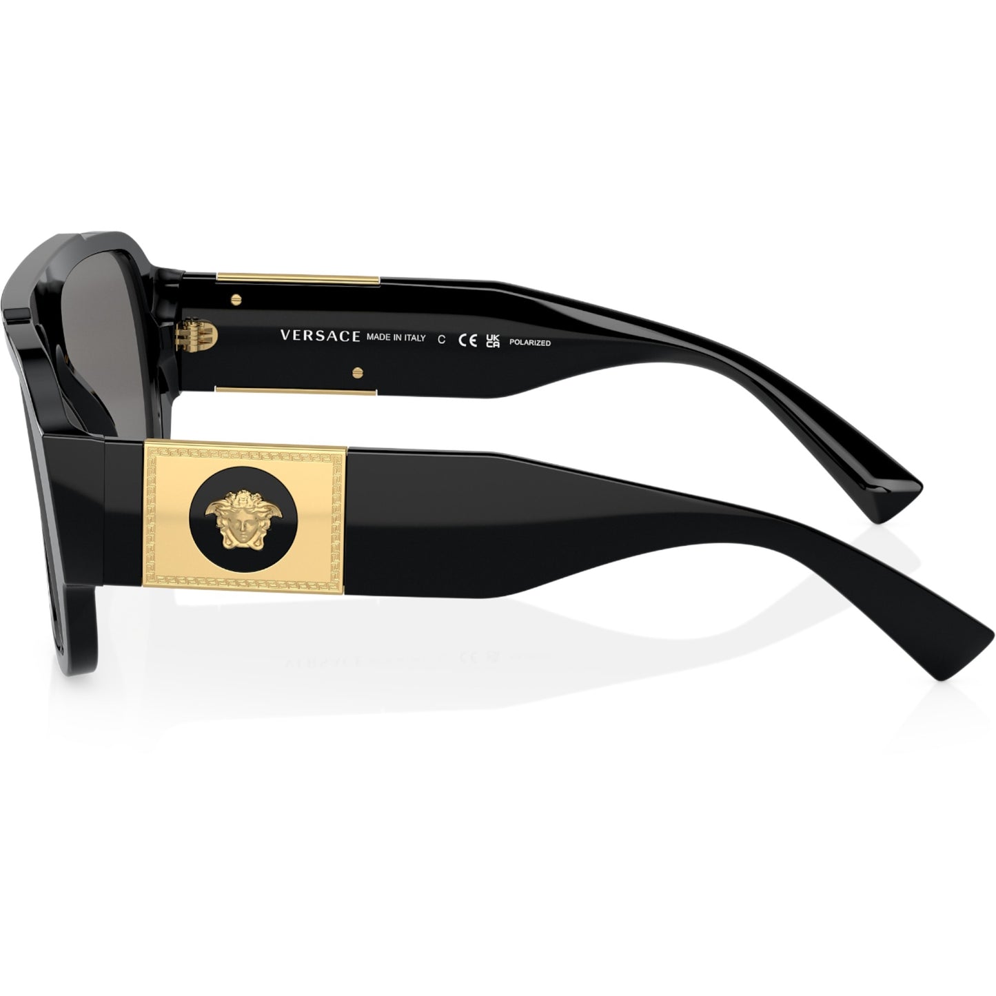 Mens Versace VE4436U Sunglasses Dark Grey Polar