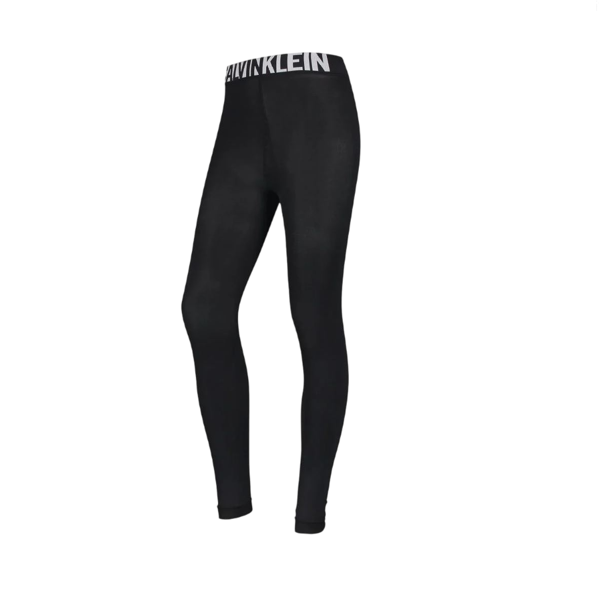Womens Calvin Klein Slim Fit Pull On Leggings Black