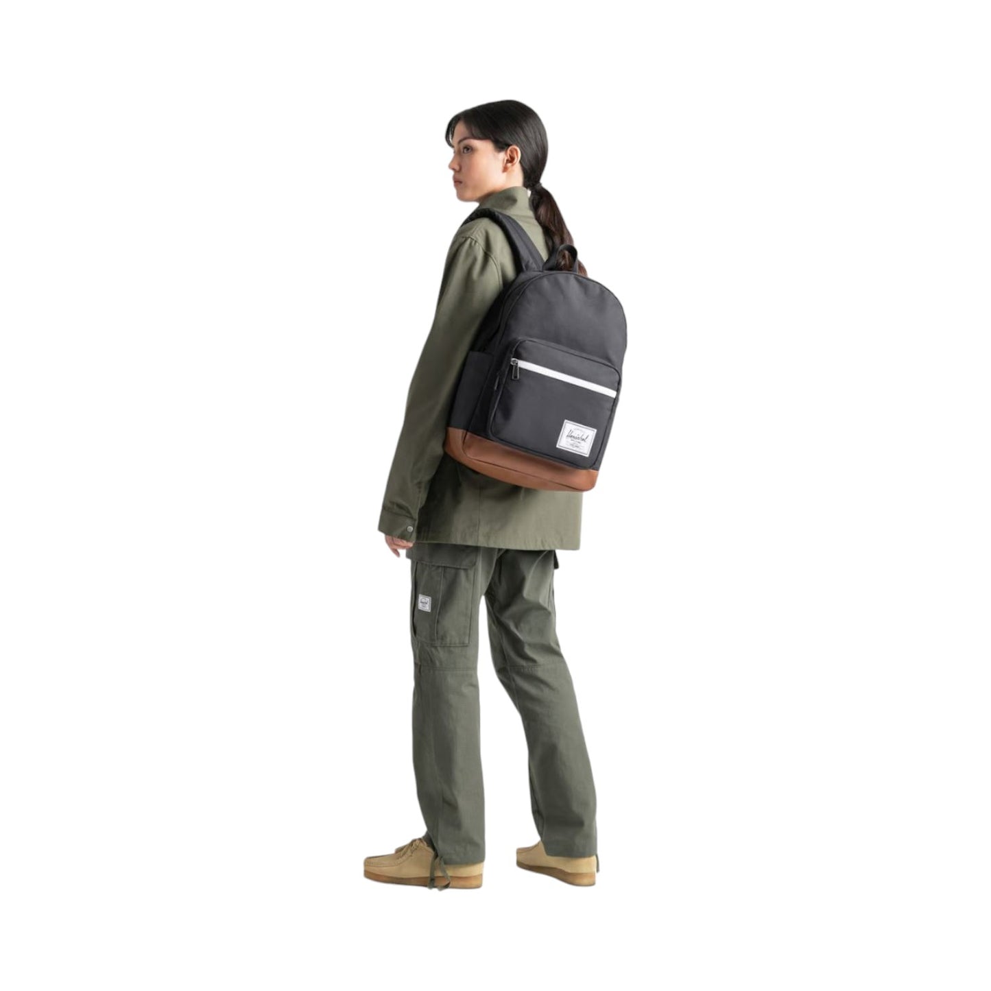 Unisex Adults Herschel Pop Quiz 25L Backpack Black/Tan