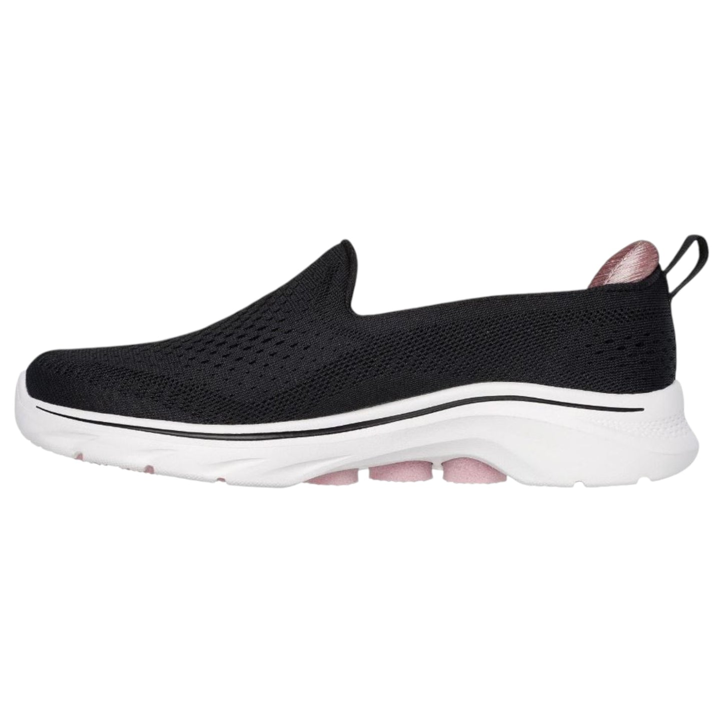 Womens Skechers Go Walk 7 - Vina Shoes Black/Pink