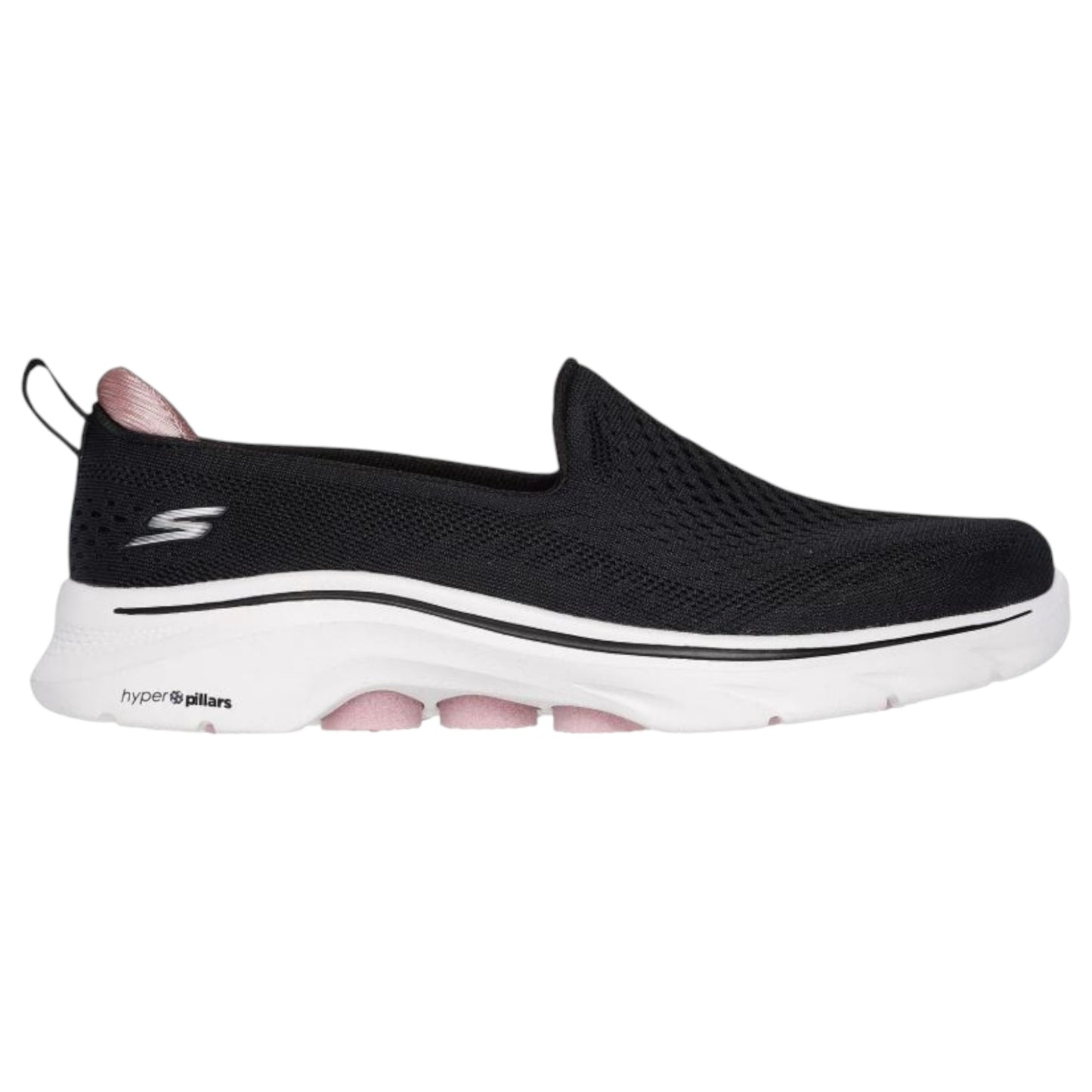 Womens Skechers Go Walk 7 - Vina Shoes Black/Pink
