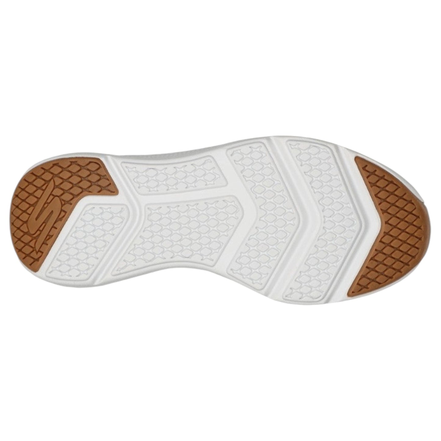 Womens Skechers GO Run Elevate - Upper Class Shoes White/Silver
