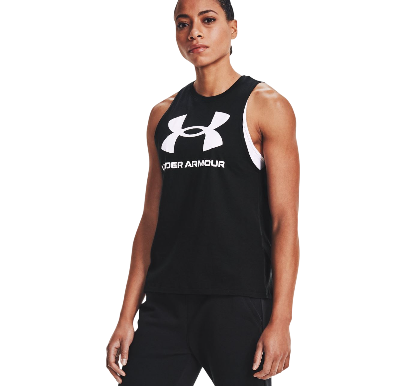 Womens Under Armour Live Sport Style Tank Top Black