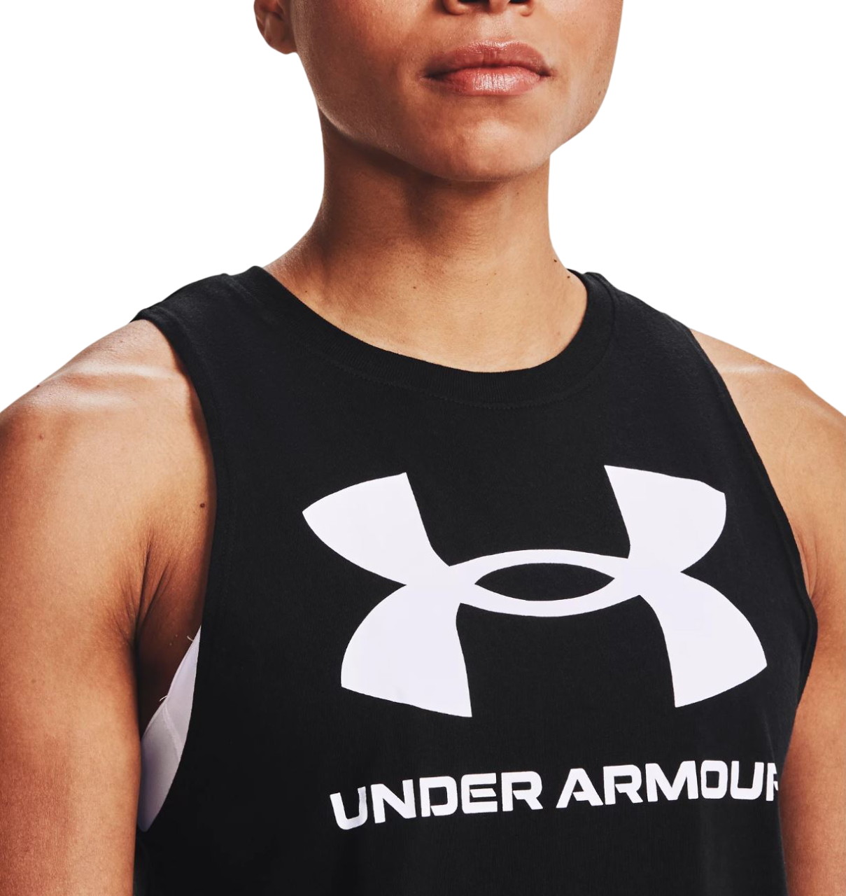 Womens Under Armour Live Sport Style Tank Top Black