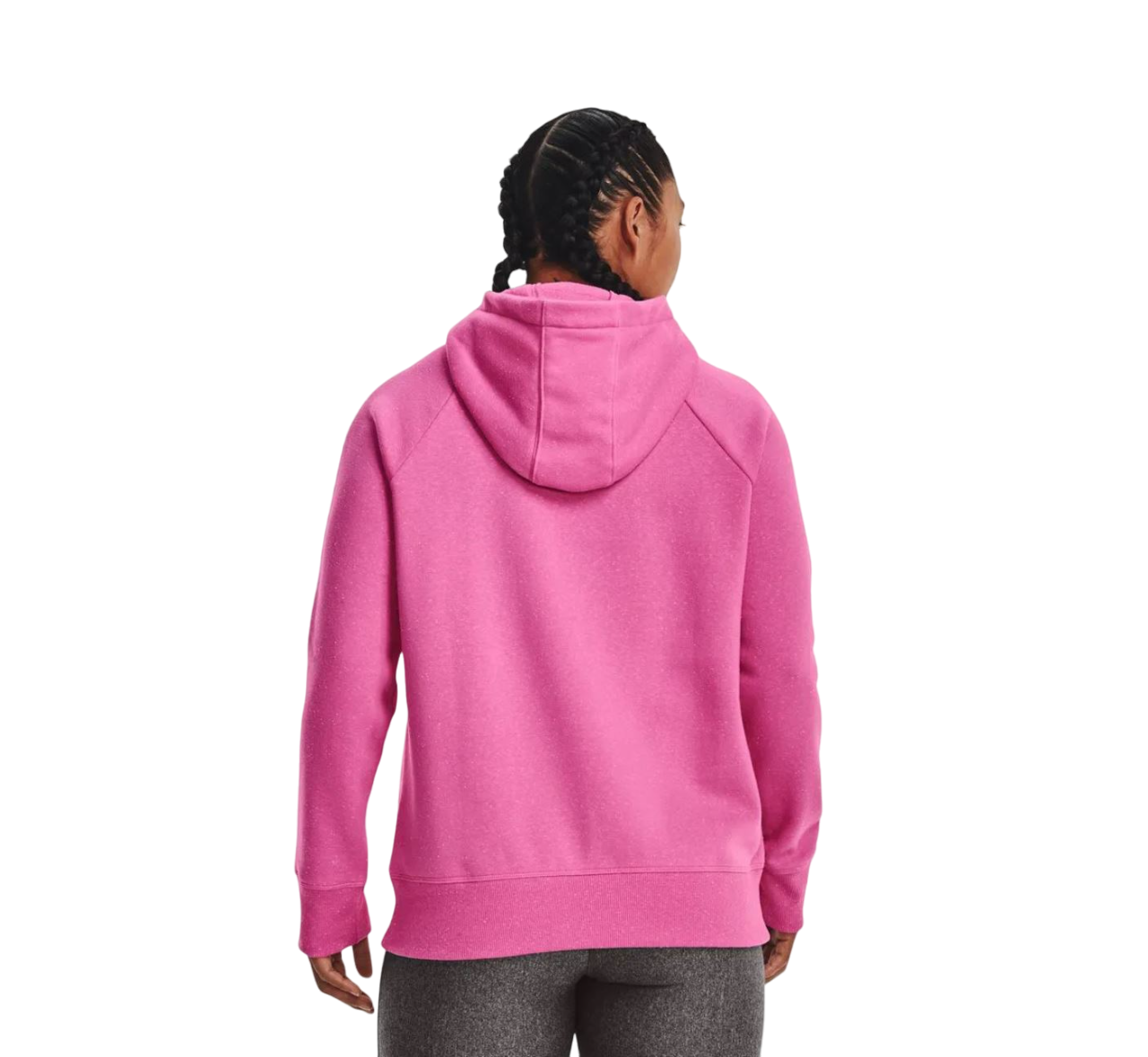 Womens Under Armour Rival Fleece Logo Hoodie Pink