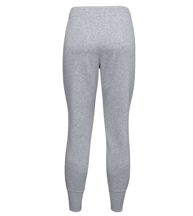 Womens Under Armour Rival Fleece Joggers Trackies Steel Grey/ Black