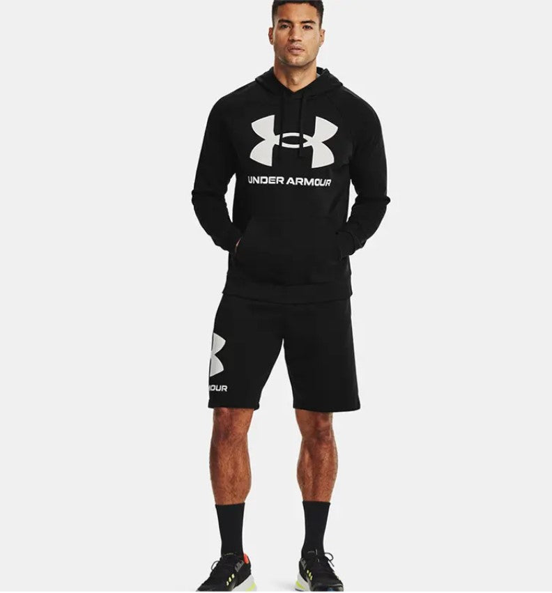 Mens Under Armour Rival Fleece Logo Hoodie Black