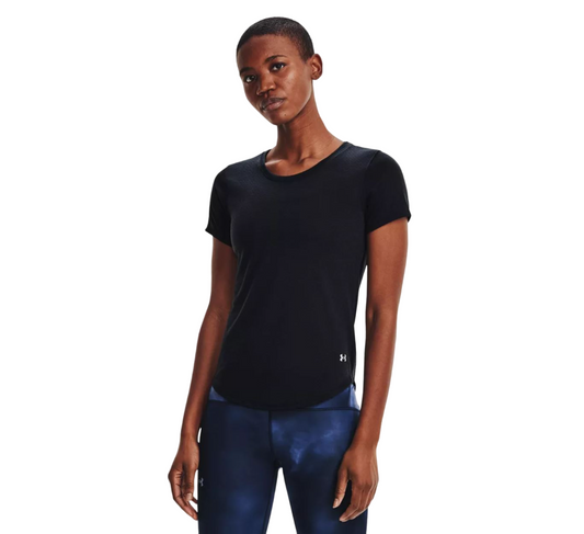 Womens Under Armour Streaker T-Shirt Black