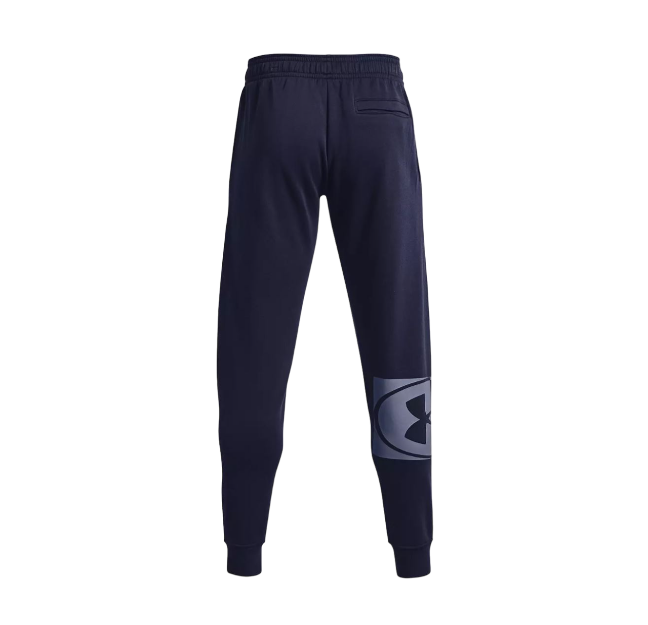 Mens Under Armour Rival Fleece Marco Branded Trackies Navy