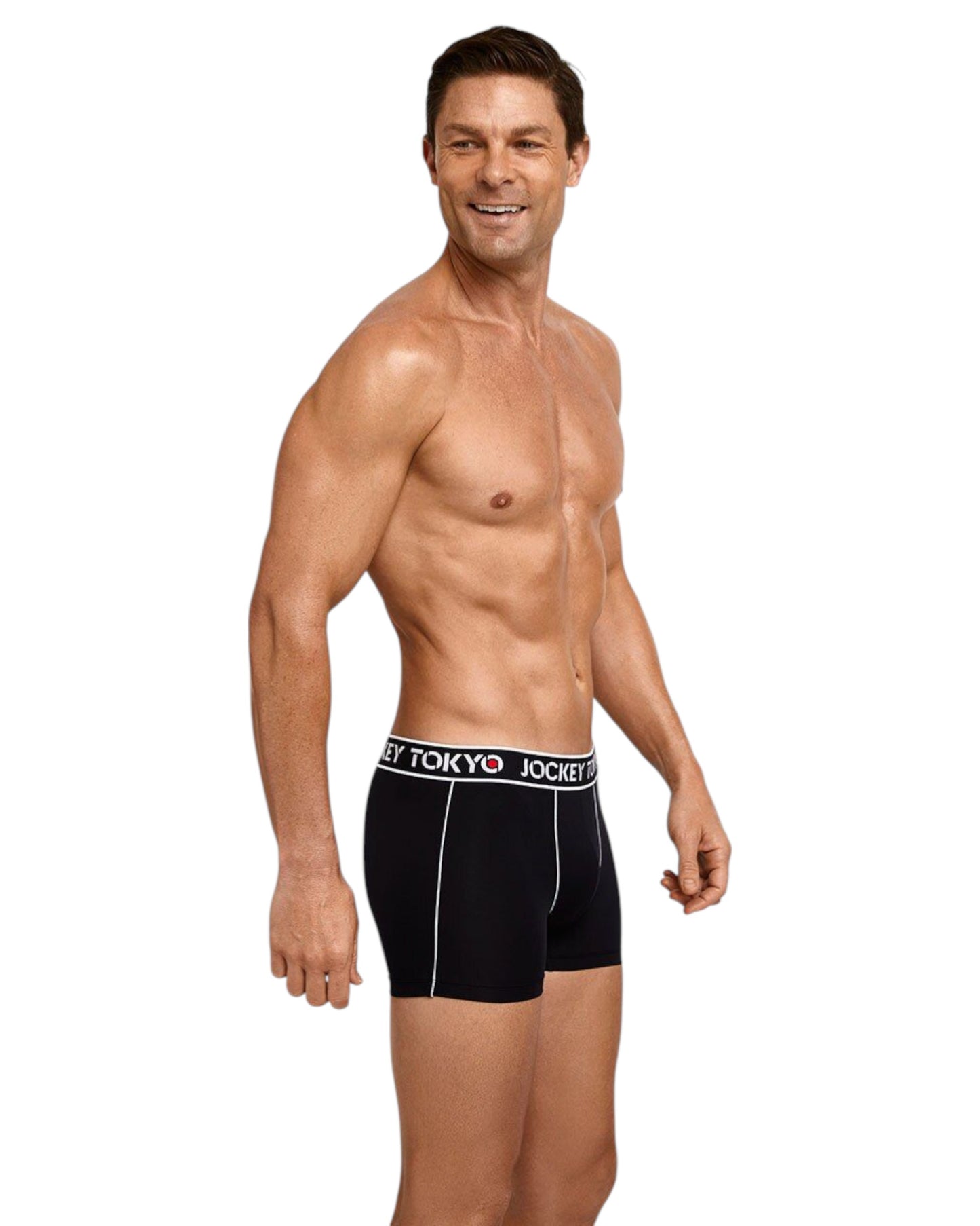 Mens Jockey Tokyo Cotton Trunks Underwear Black