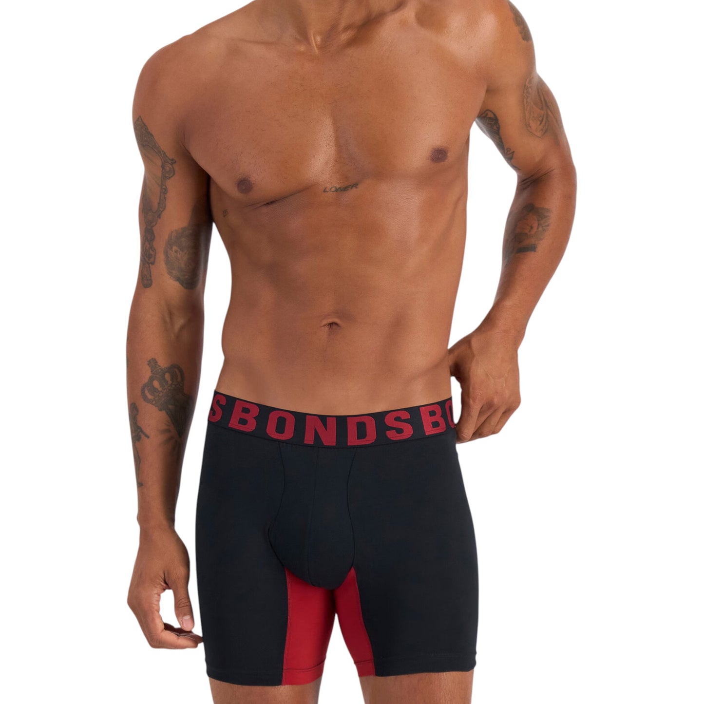 6 Pack Mens Bonds Chafe Off Trunks Underwear Multi