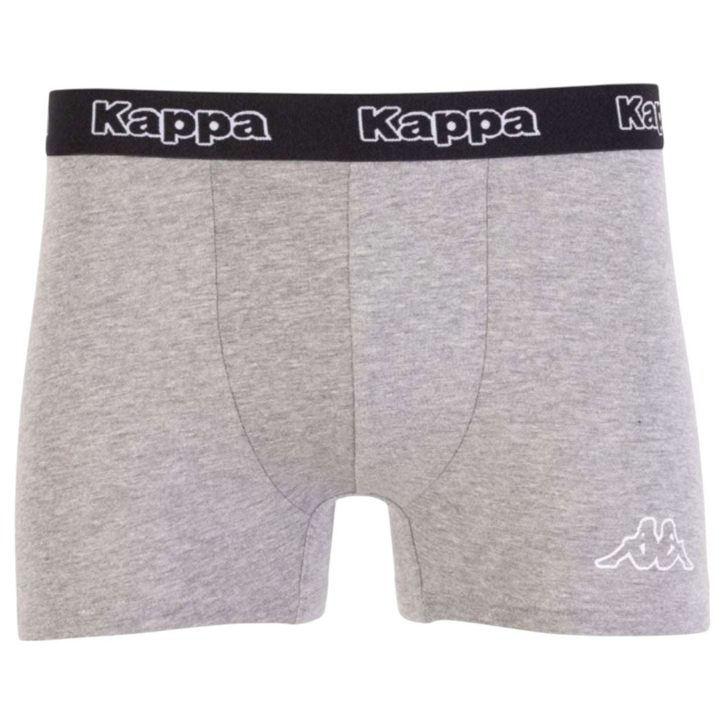 2 Pack Mens Kappa Boxers Trunks Underwear Anthracite/Grey