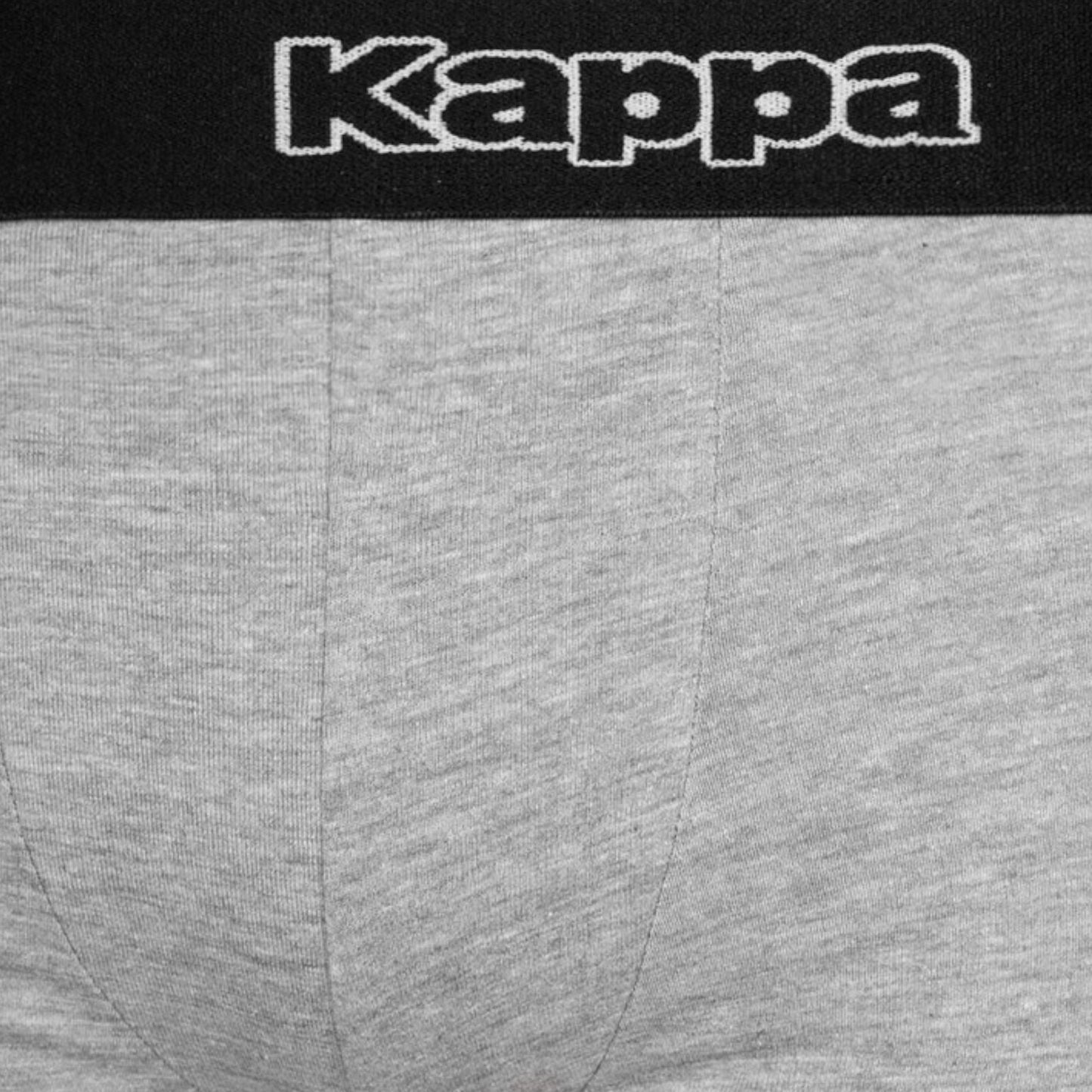 2 Pack Mens Kappa Boxers Trunks Underwear Black/Grey