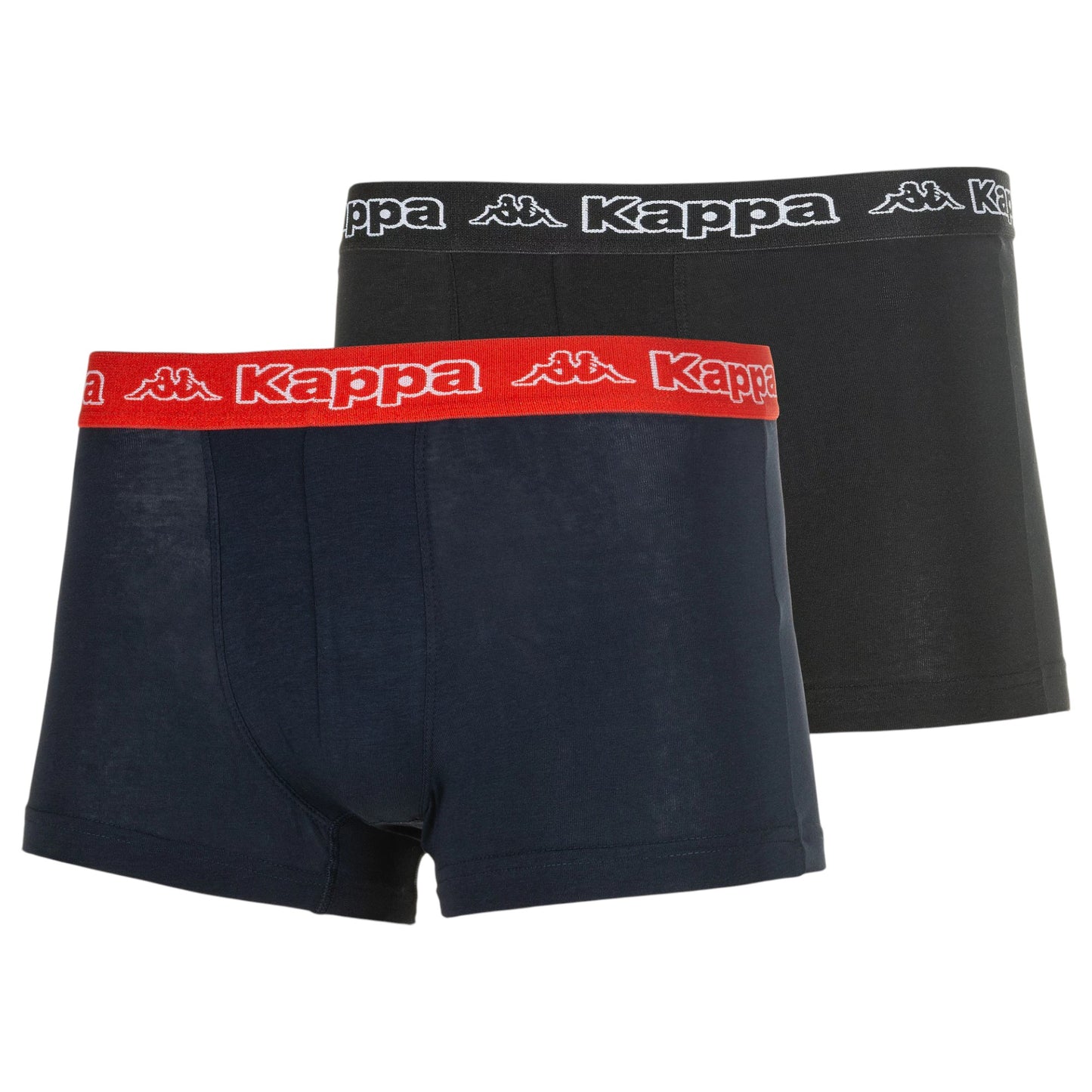 2 Pack Mens Kappa Boxers Trunks Underwear Black/Navy