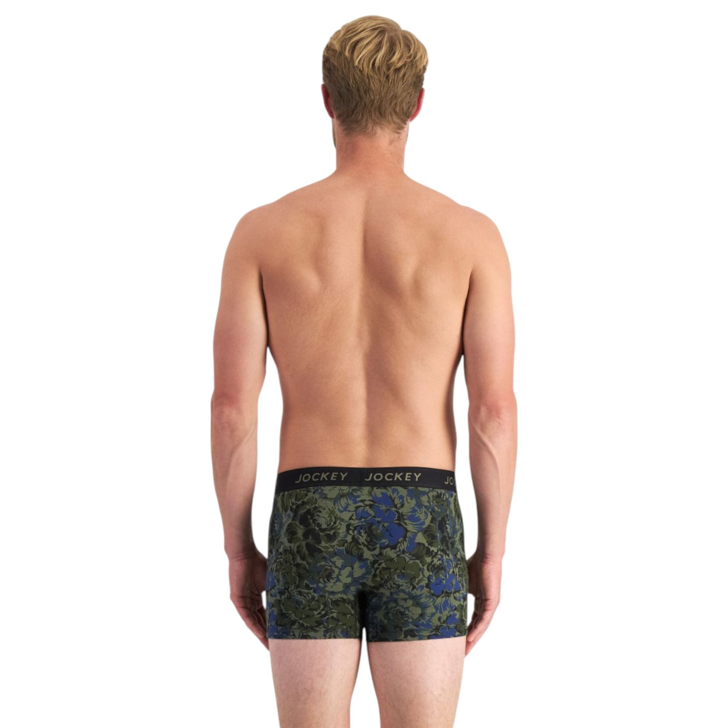 2 Pack Mens Jockey Comfort Classics Trunks Underwear Multi