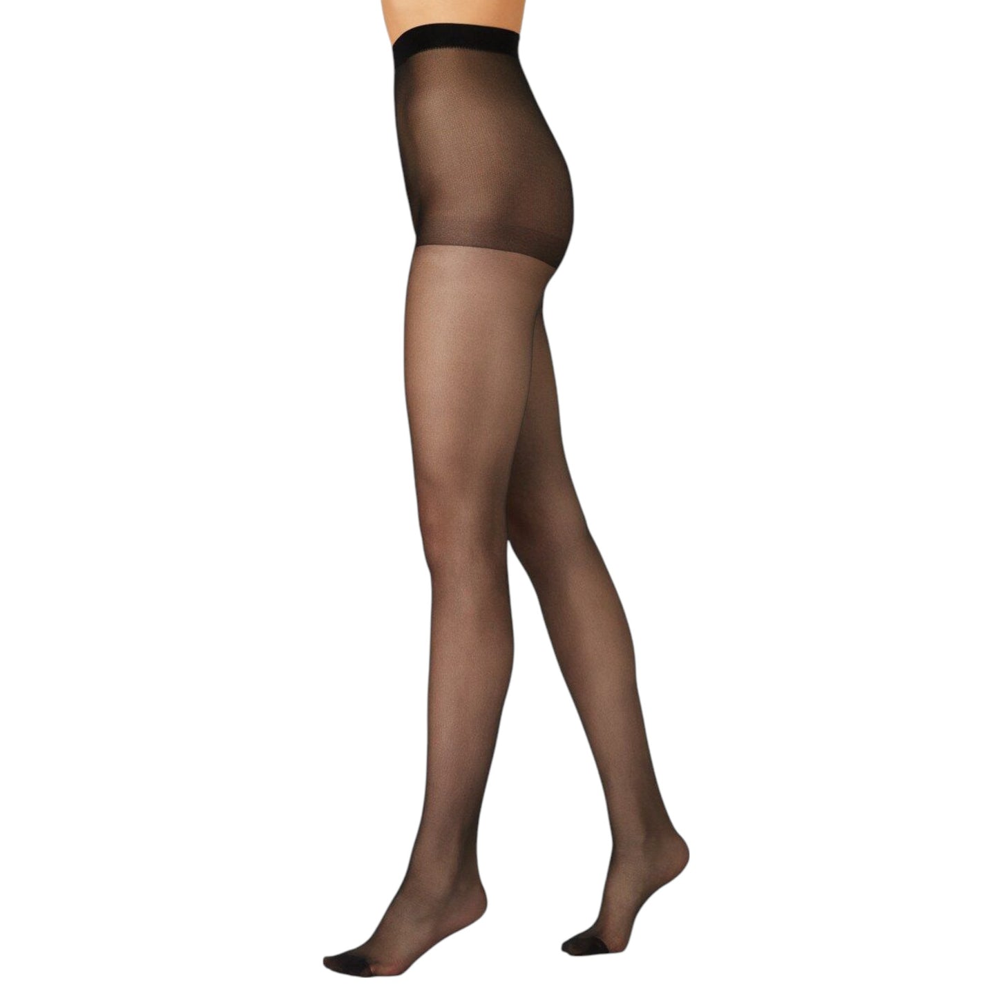 2 Pack Womens Razzamatazz Comfort Brief Sheers Sheer 15 Denier Stockings Black