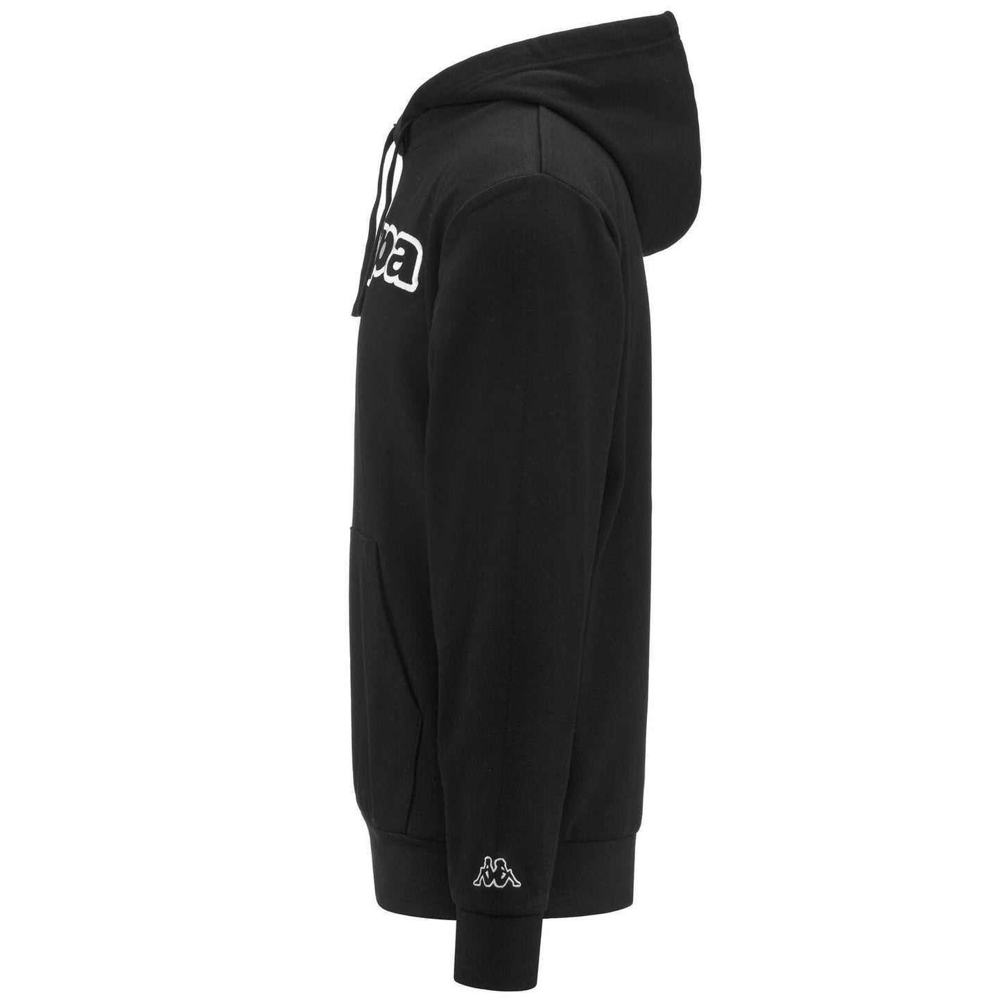 Mens Kappa Logo Dafers Sweatshirt Jumper Black/White