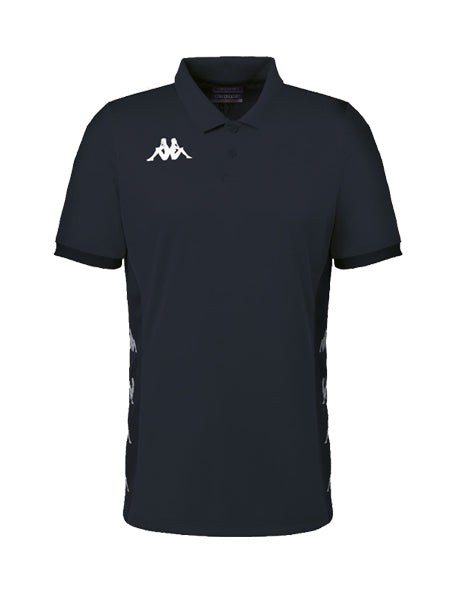 Mens Kappa Deggiano Jersey T-Shirt Black/Grey