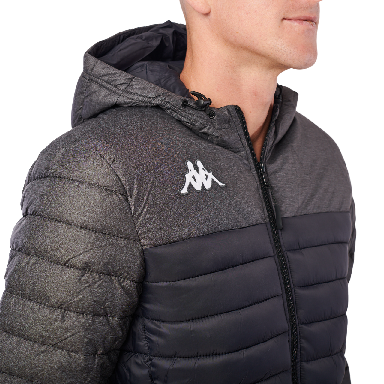 Mens Kappa Training Lamezio Jacket Black/ Grey