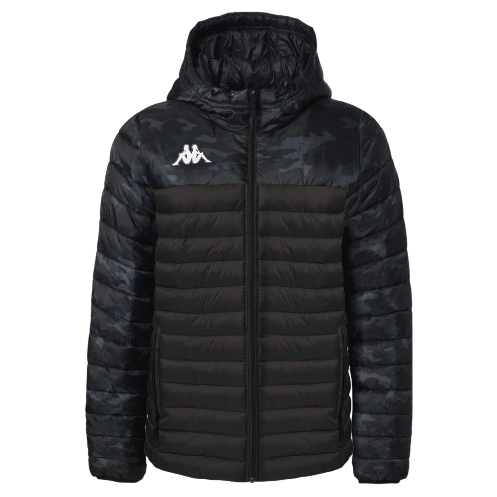 Mens Kappa Training Lamezio Jacket Black Camouflage