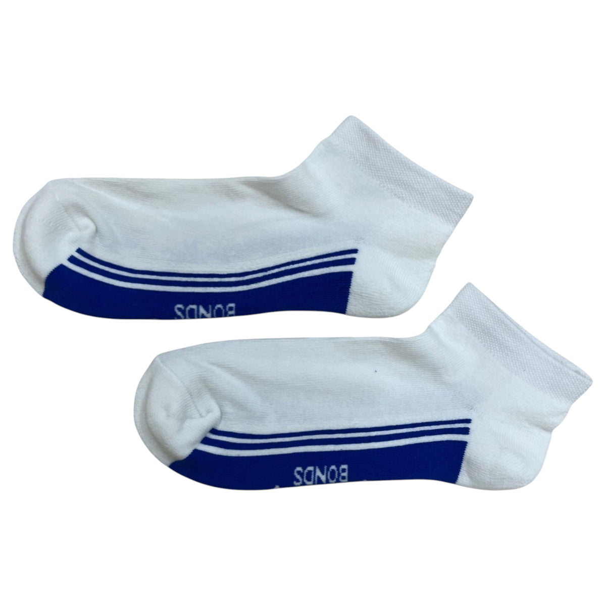 3 Pack Mens Bonds Stretchables Cushioned Low Cut Socks White