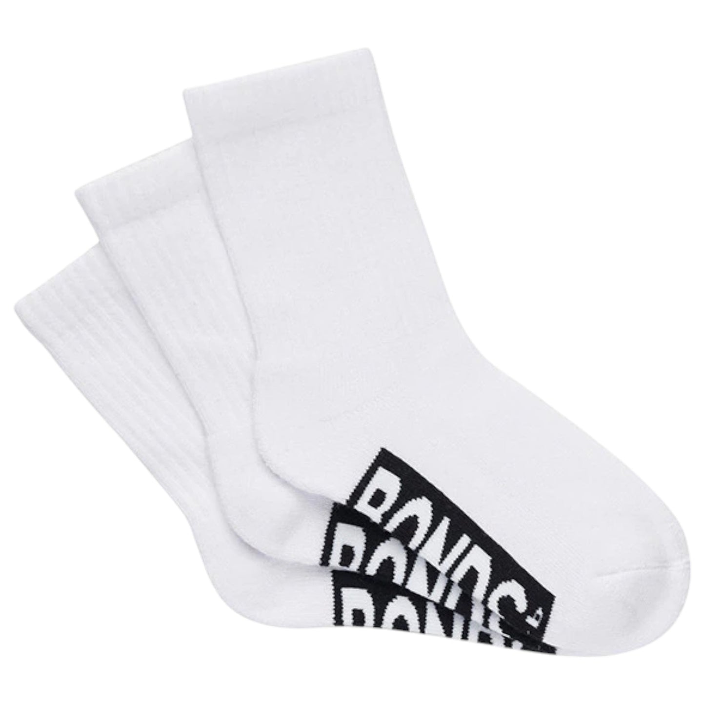 3 Pack Unisex Kids Bonds Cushioned Crew Socks White