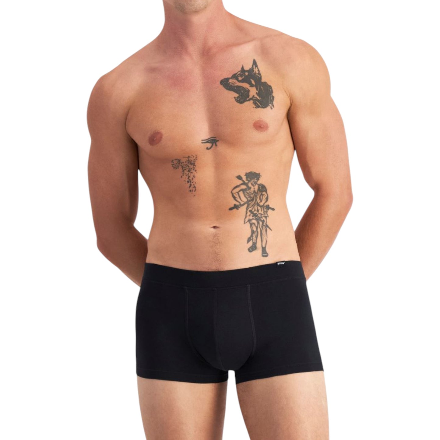 3 Pack Mens Bonds Everyday Encased Trunks Underwear Grey/Black/Blue