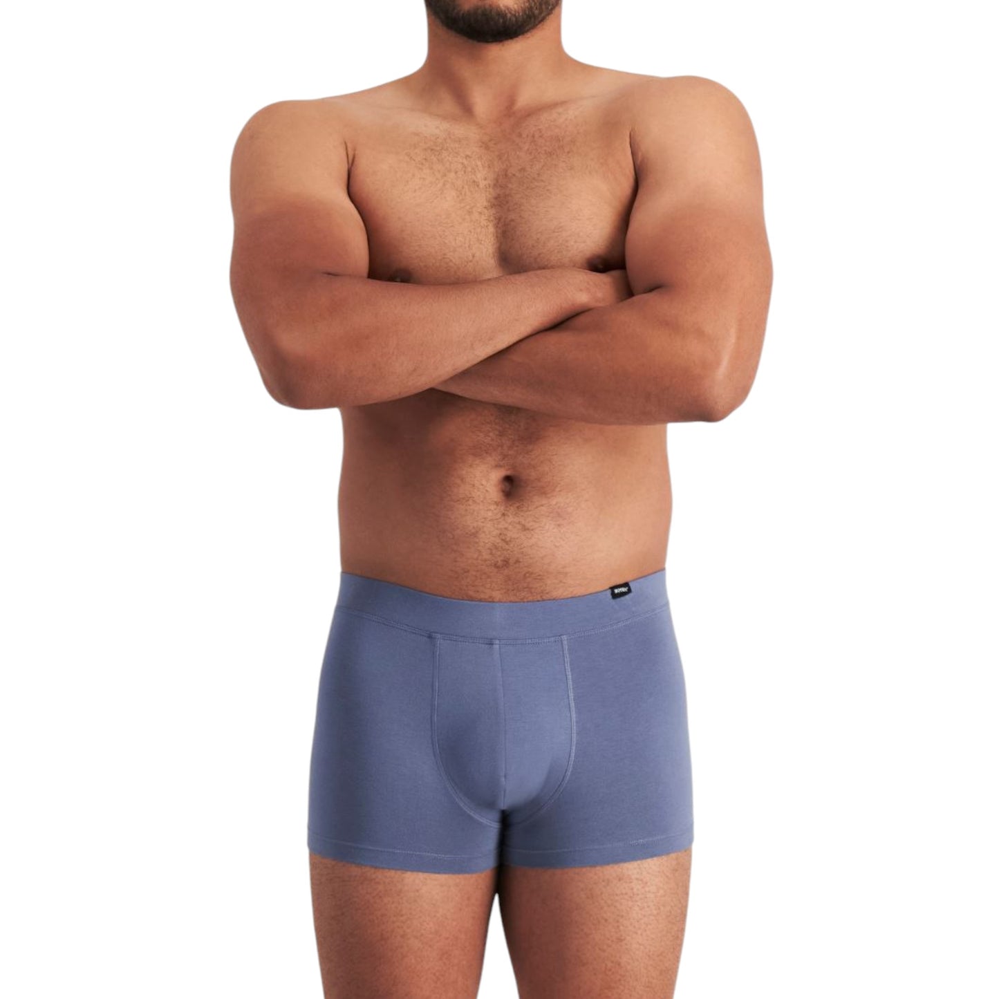 3 Pack Mens Bonds Everyday Encased Trunks Underwear Grey/Black/Blue