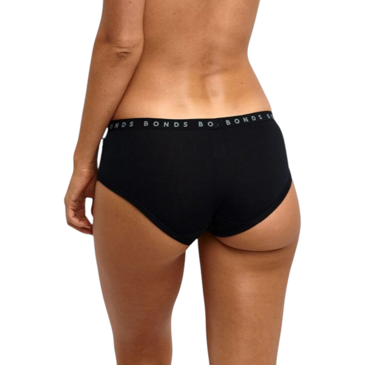 3 Pack Womens Bonds Hipster Boyleg Briefs Underwear Black