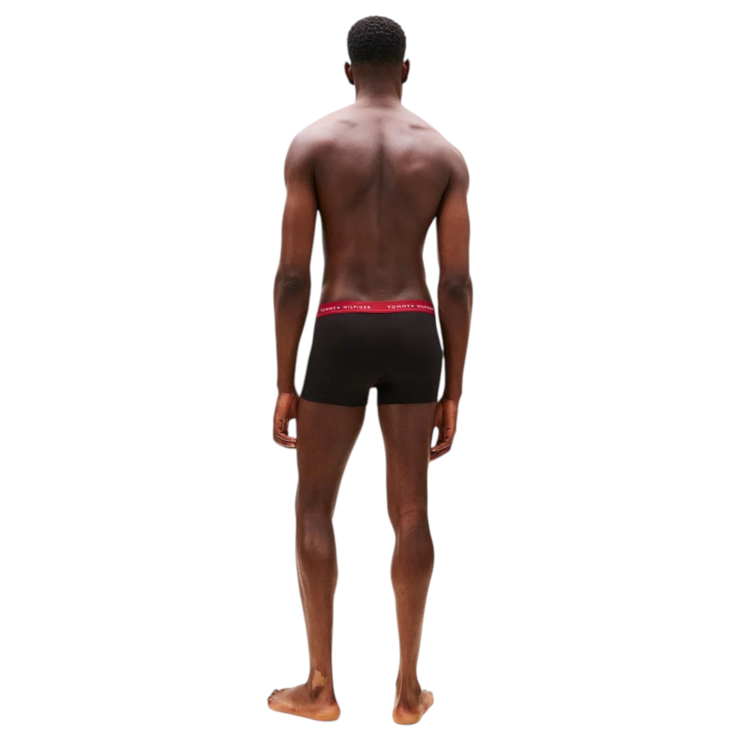 3 Pack Mens Tommy Hilfiger Essential Trunks Underwear Black Multi