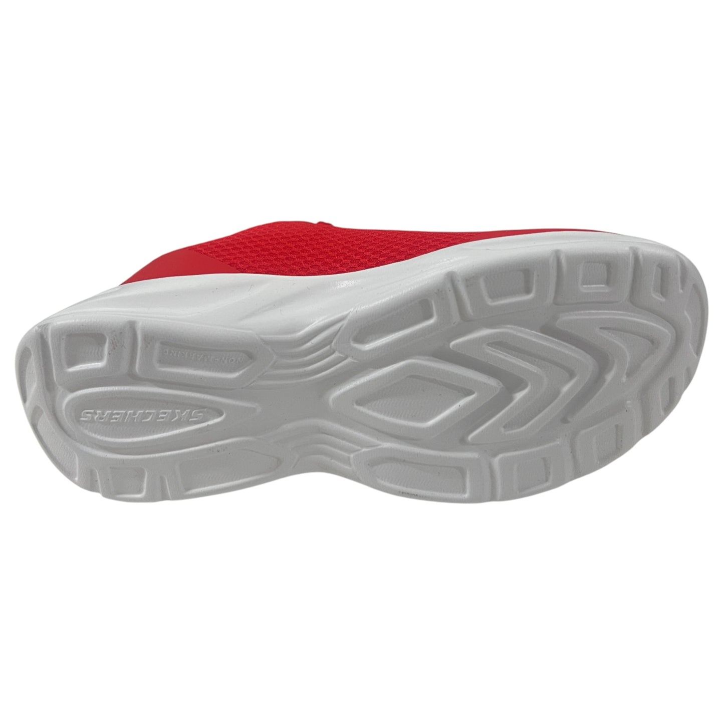 Kids Boys Skechers Dynamatic Athletic Shoes Red/Black