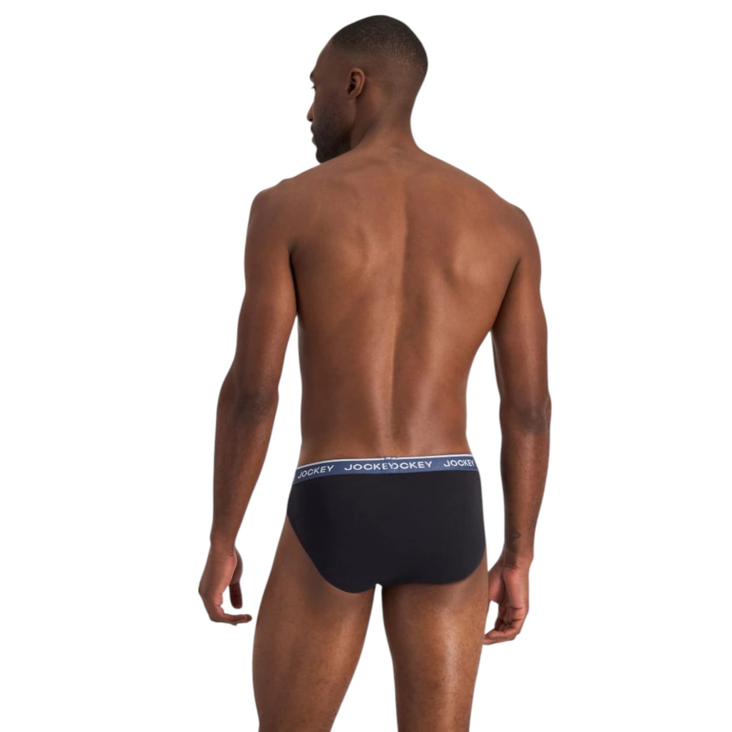 4 Pack Mens Jockey Cotton Elastic Briefs Underwear Black