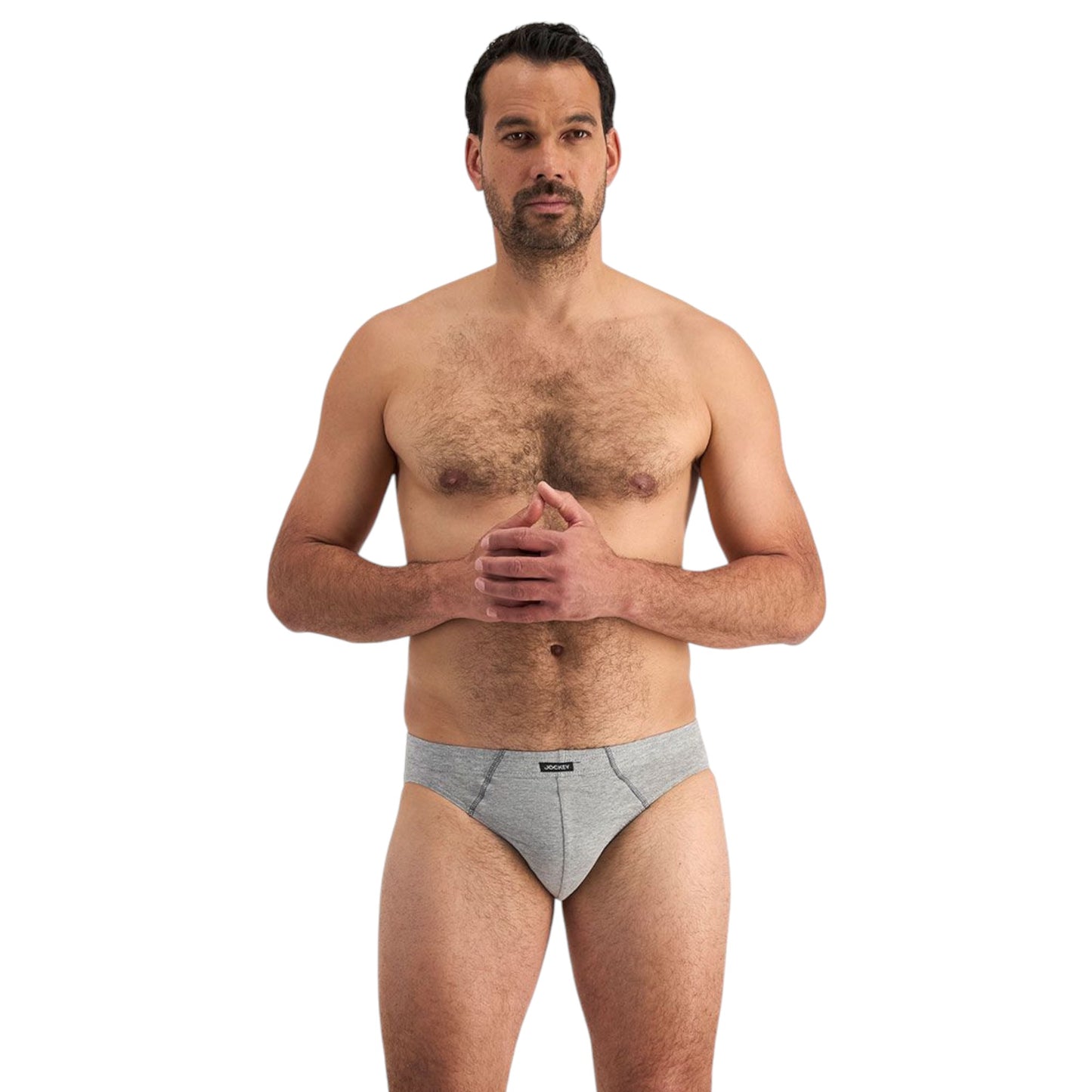 8 Pack Mens Jockey Cotton Briefs Underwear Black/Grey/Red