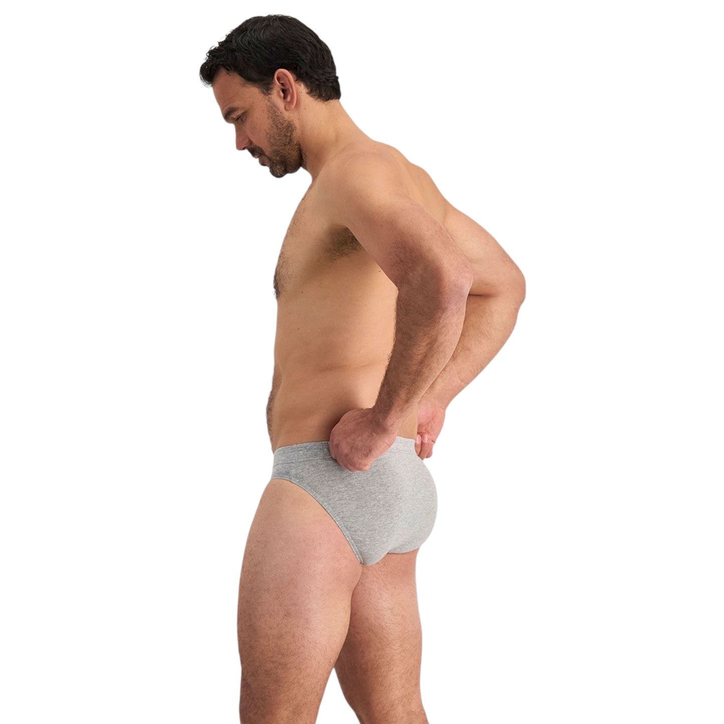 8 Pack Mens Jockey Cotton Briefs Underwear Black/Grey/Red