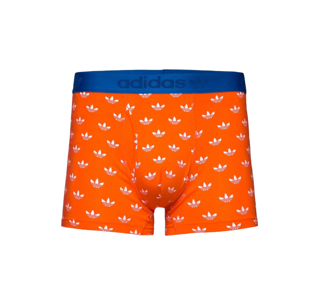 6 Pack Mens Adidas Boxer Trunks Underwear Orange Multi