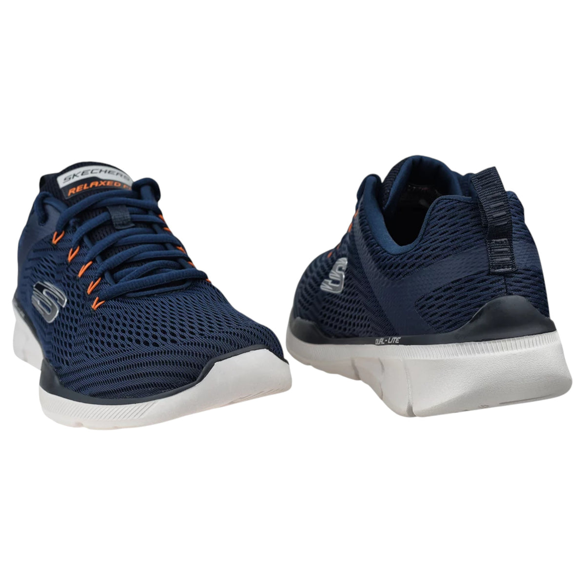 Mens Skechers Equalizer 3.0 Shoes Navy/Orange