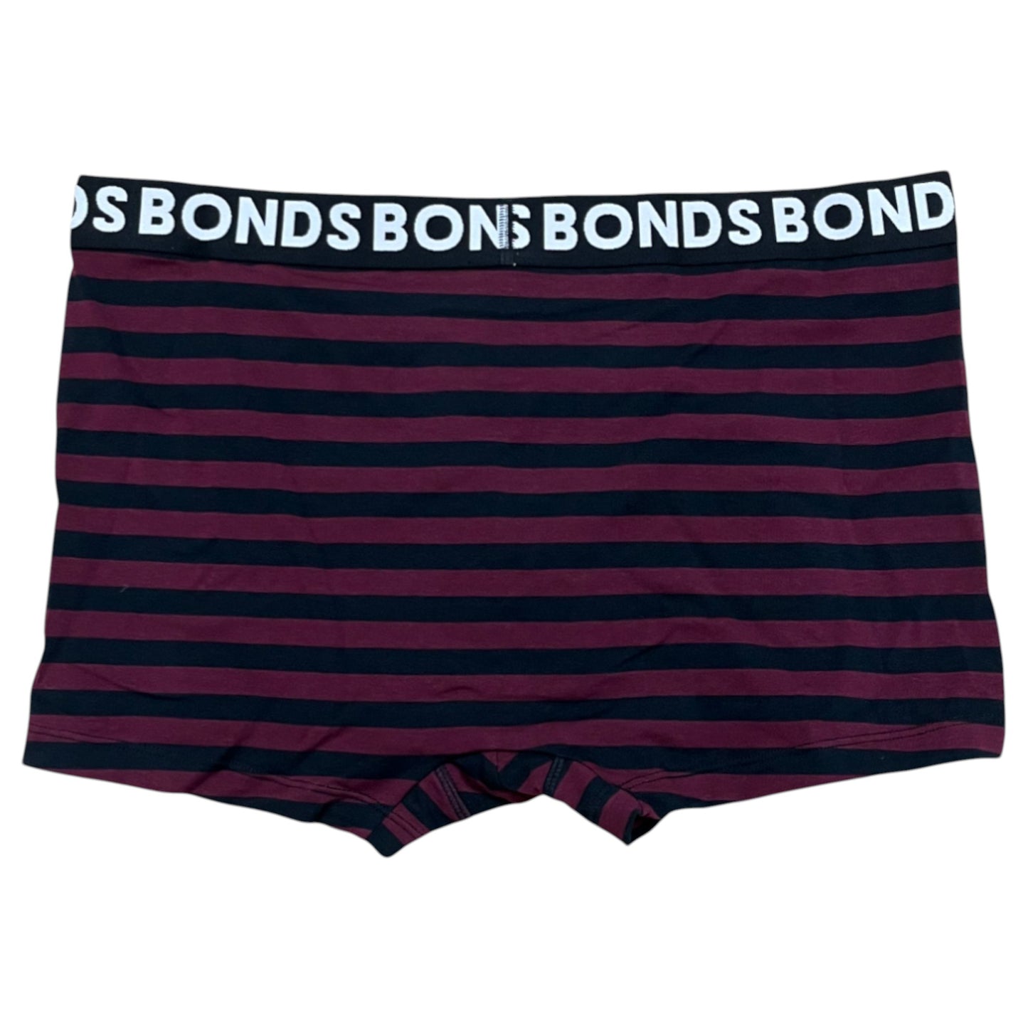 6 Pack Mens Bonds Classic Trunks Underwear Black/Burgundy