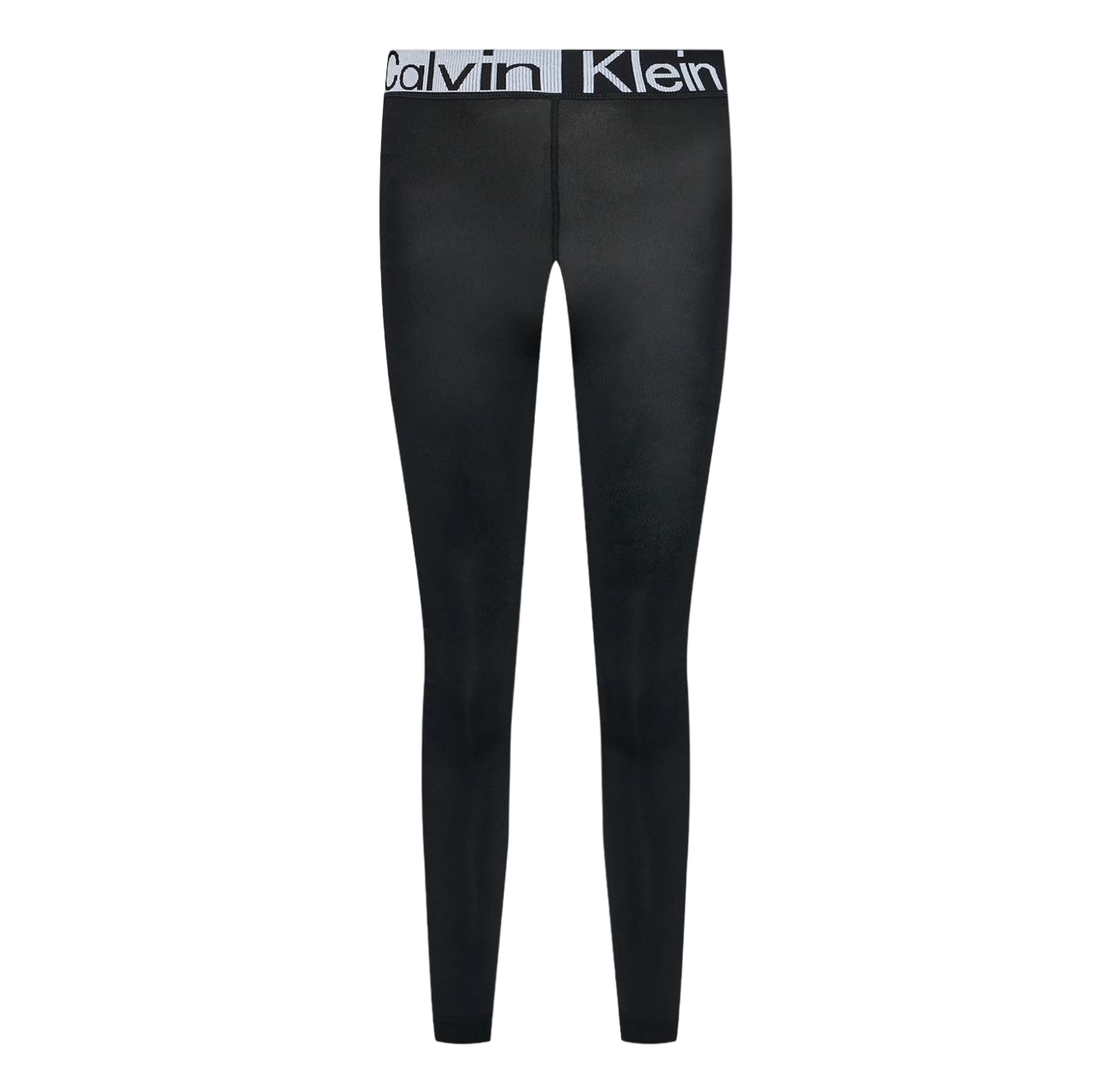 Womens Calvin Klein Slim Fit Pull On High Rise Leggings Black