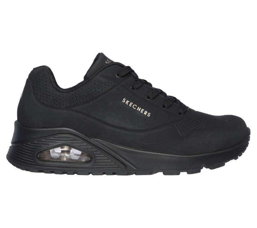 Womens Skechers Uno - Stand On Air Shoes Black
