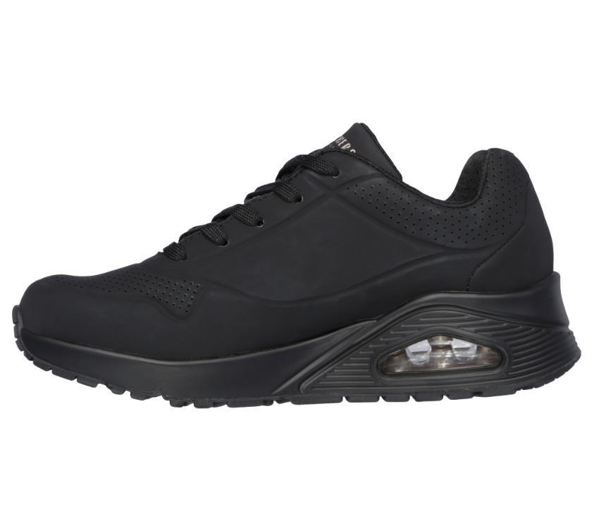 Womens Skechers Uno - Stand On Air Shoes Black