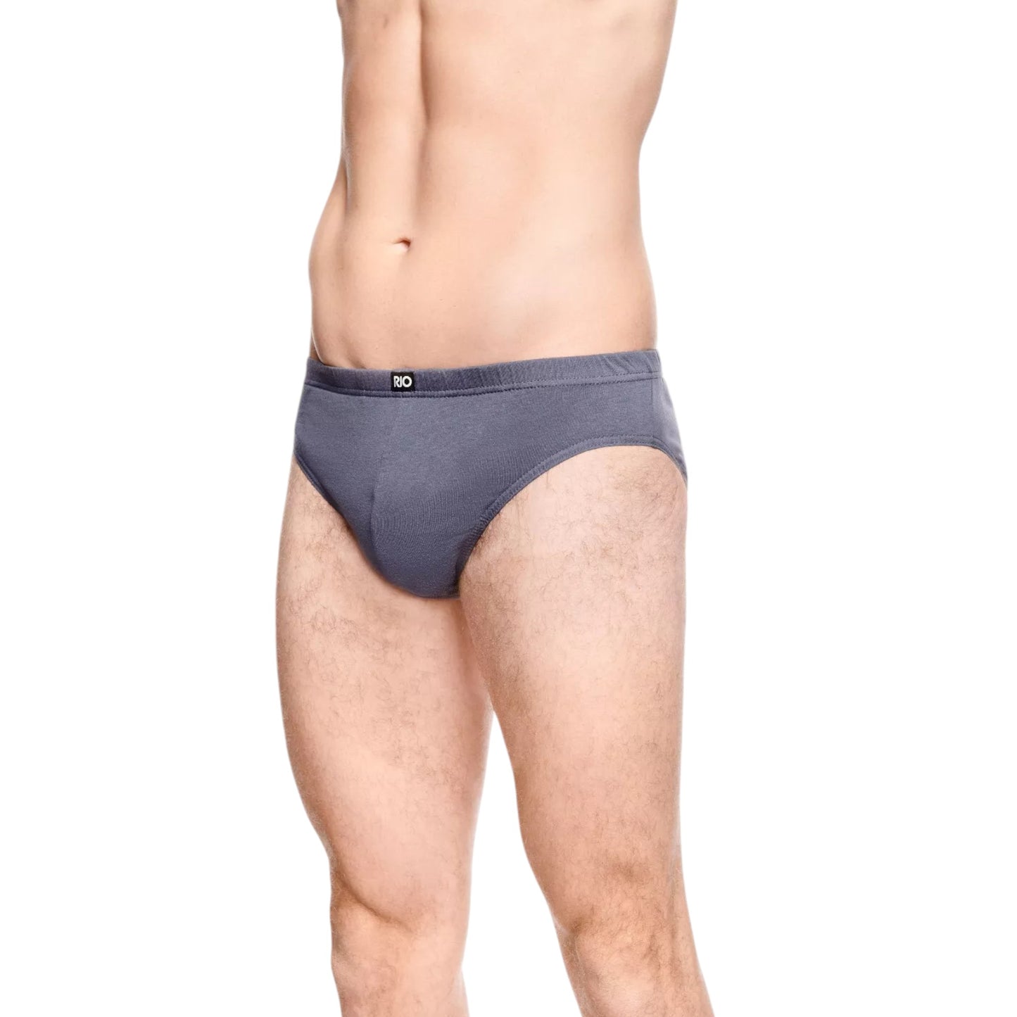7 Pack Mens Rio Hipster Briefs Underwear Grey