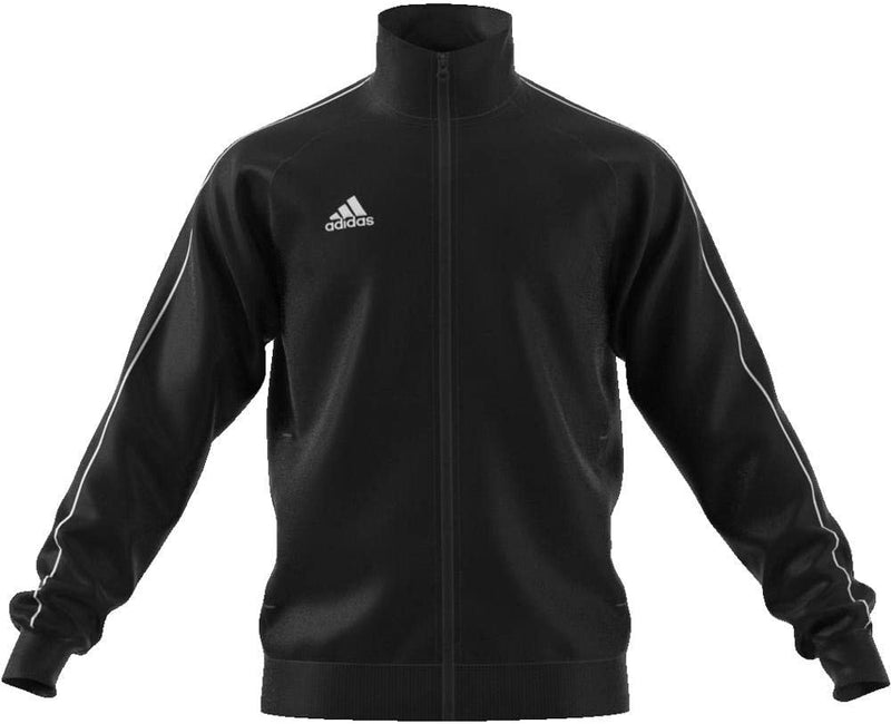 2 x Mens Adidas Core 18 Pes Zip Up Jacket Athletic Training Black/White