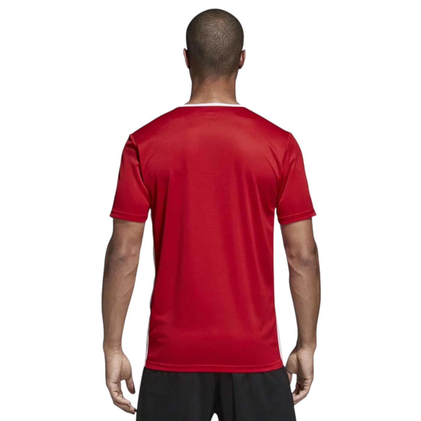 Mens Adidas Entrada 18 Jersey T-Shirt Red/White