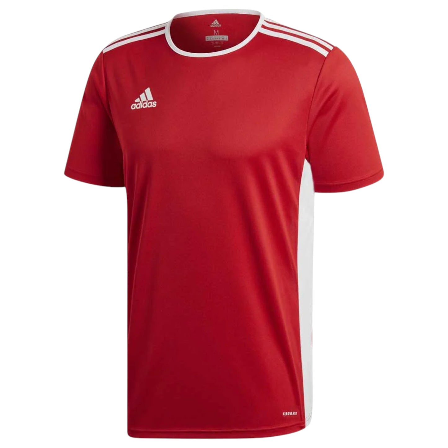 Mens Adidas Entrada 18 Jersey T-Shirt Red/White