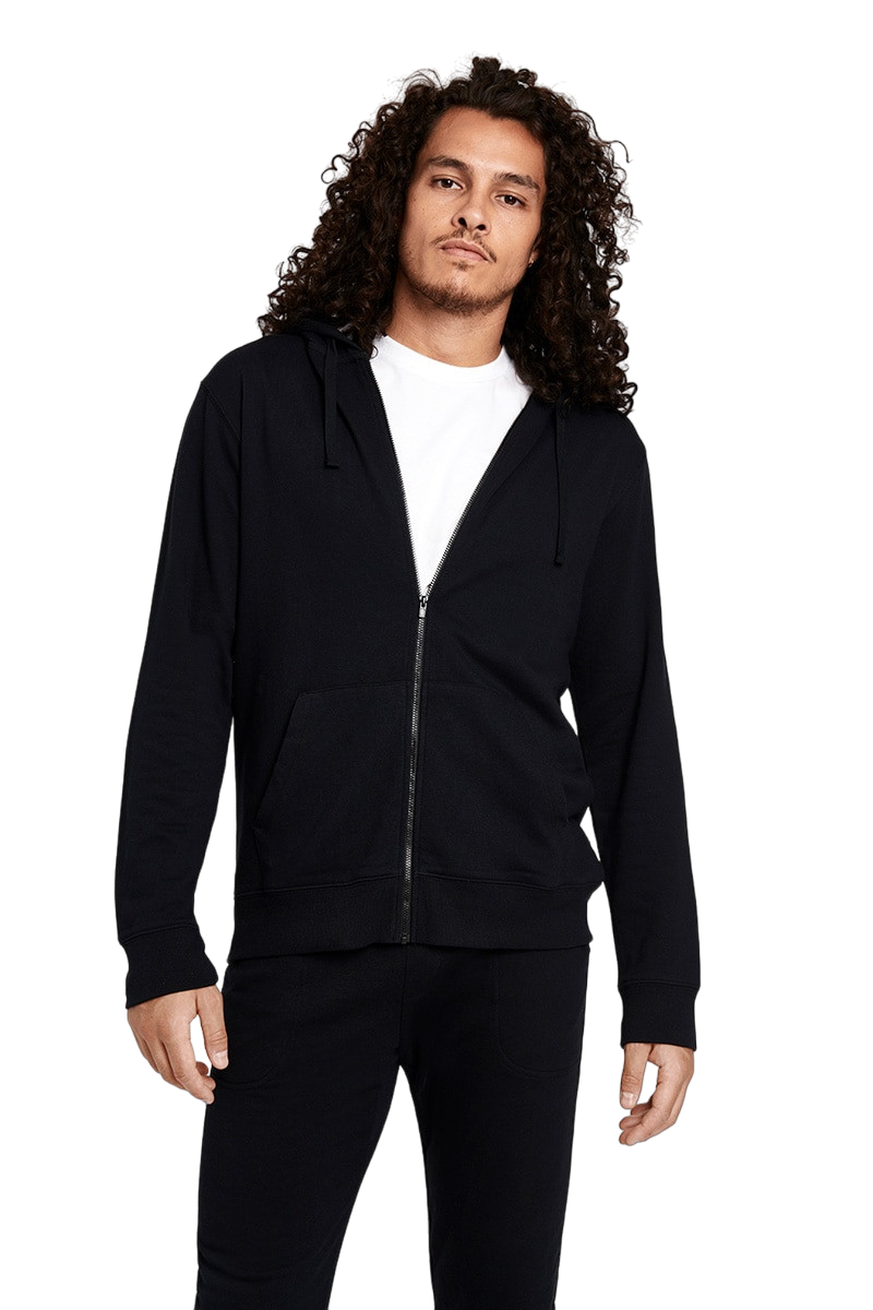 Mens Bonds Essential Hooded Hoodie Black